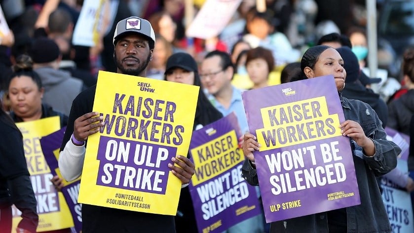 More than 75,000 US health care workers begin 3-day strike