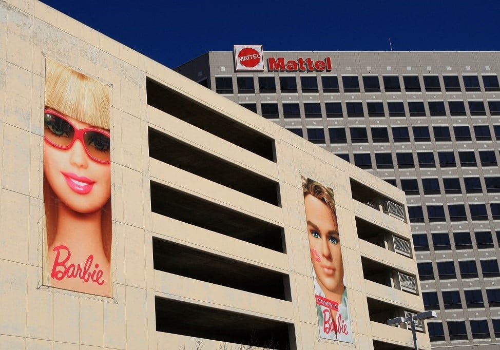 FILE PHOTO: Mattel Inc. offices are seen 2 February 2009 in the Los Angeles area community of El Segundo, California. (Photo by DAVID MCNEW / GETTY IMAGES NORTH AMERICA / Getty Images via AFP)