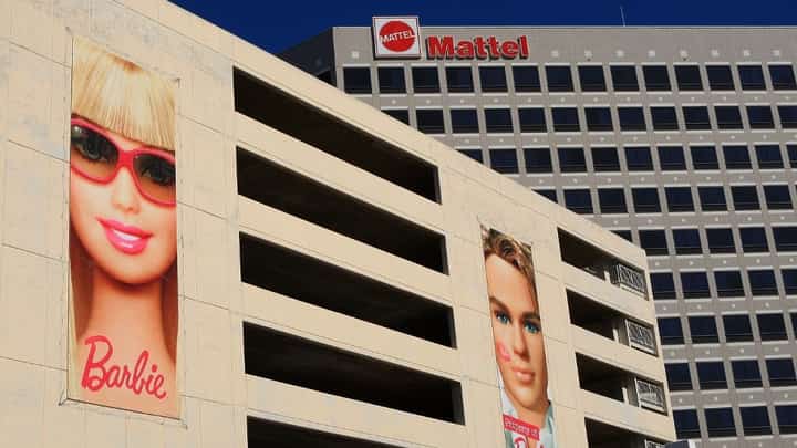 FILE PHOTO: Mattel Inc. offices are seen 2 February 2009 in the Los Angeles area community of El Segundo, California. (Photo by DAVID MCNEW / GETTY IMAGES NORTH AMERICA / Getty Images via AFP)