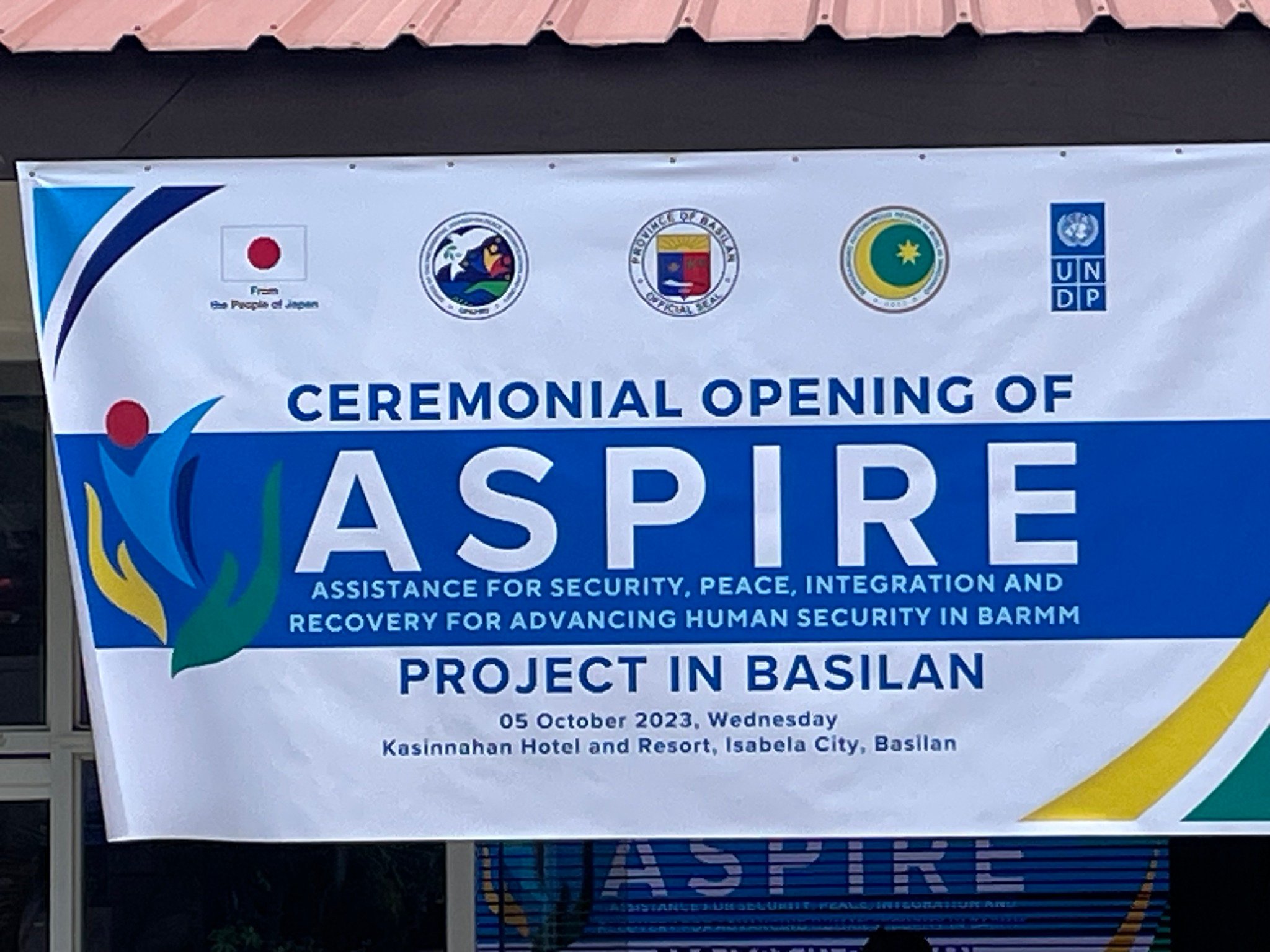 Opening Ceremony for the Assistance for Security, Peace, Integration and Recovery for Advancing Human Security in BARMM (ASPIRE) Project in Basilan