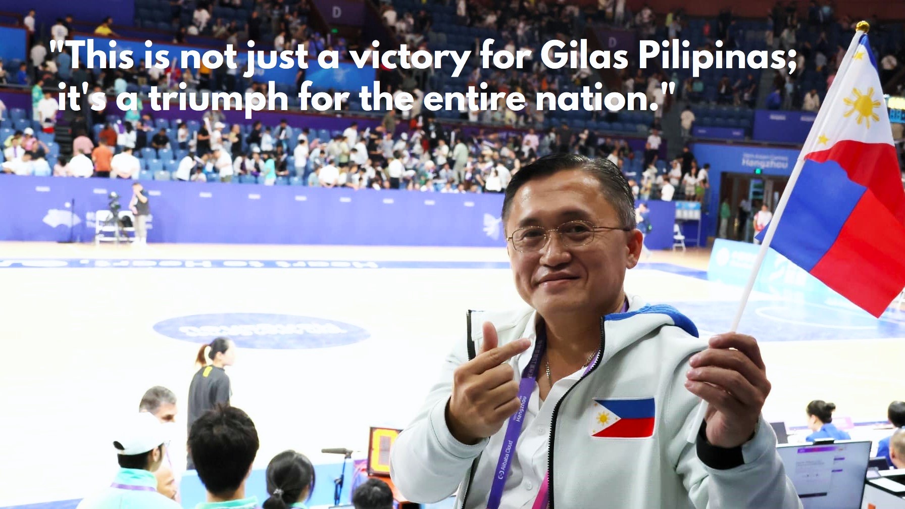 Bong Go lauds Gilas Pilipinas for historic Asiad gold medal victory 