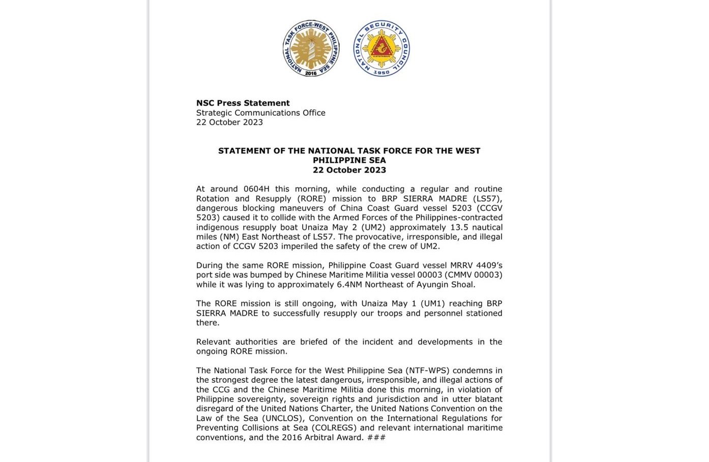(Image from Philippine Coast Guard / Facebook)