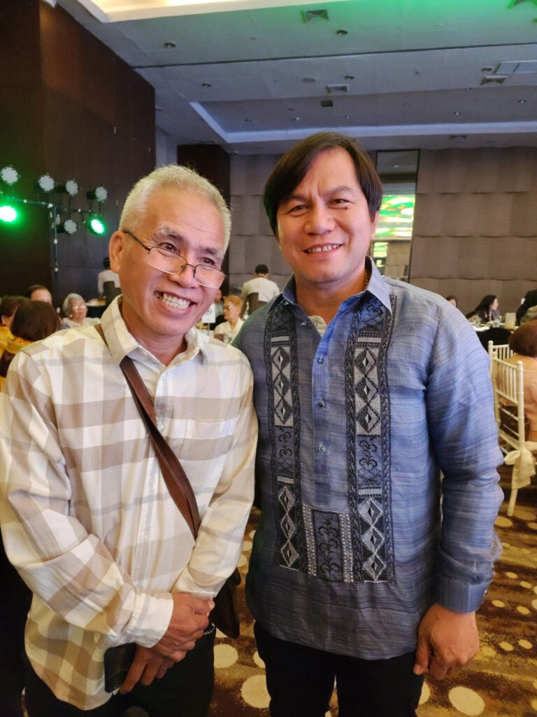Cebuano artists Celso Pepito and Jun Impas.