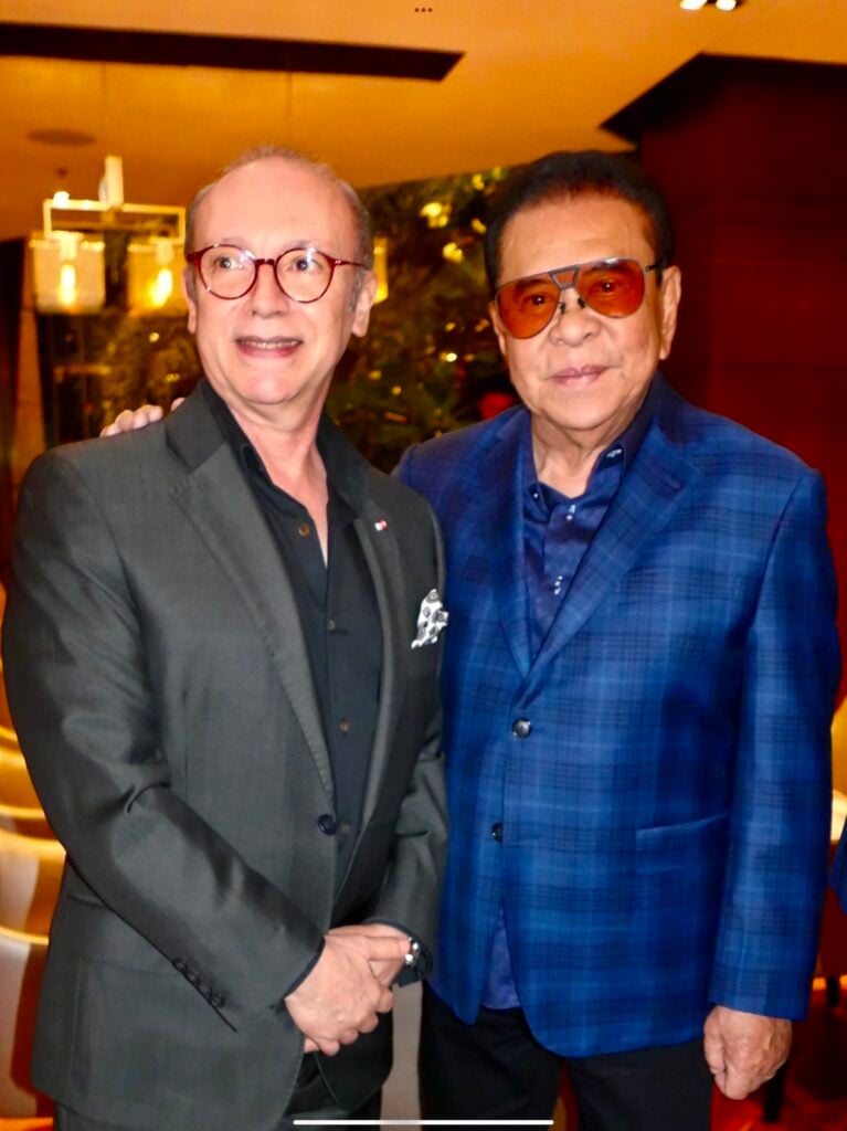 Ambassador of Morocco Mohammed Rida El Fassi and Chavit Singson.