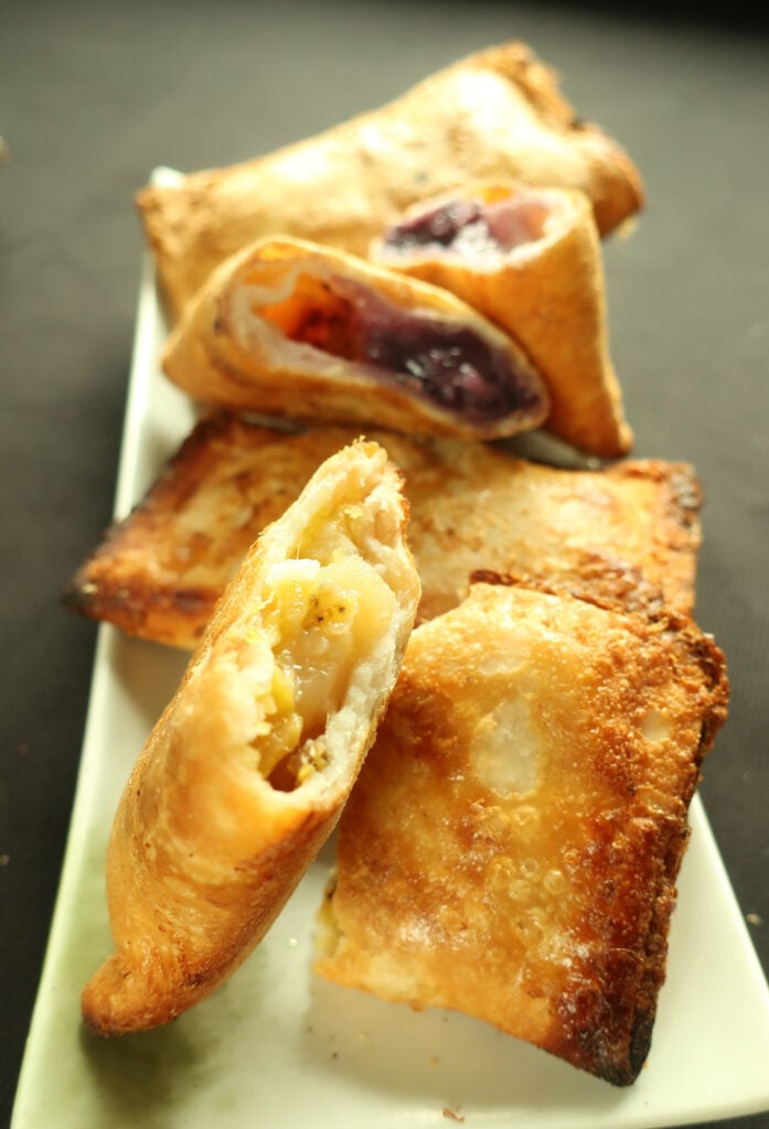 Banana Langka Pie and Ube Macapuno Pie.