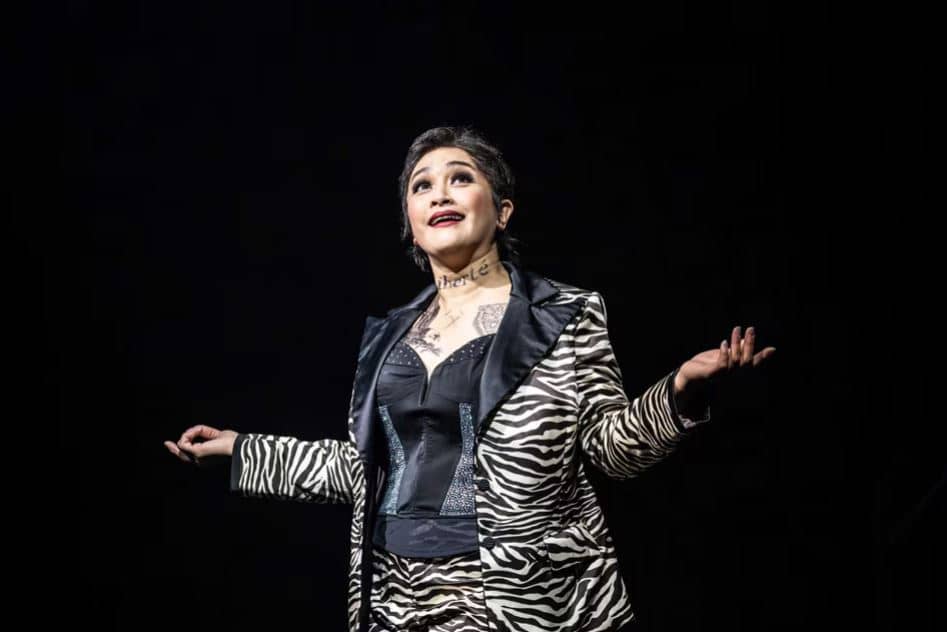 JOANNA Ampil as the Engineer in Sheffield Theatres' production of 'Miss Saigon' in the UK.