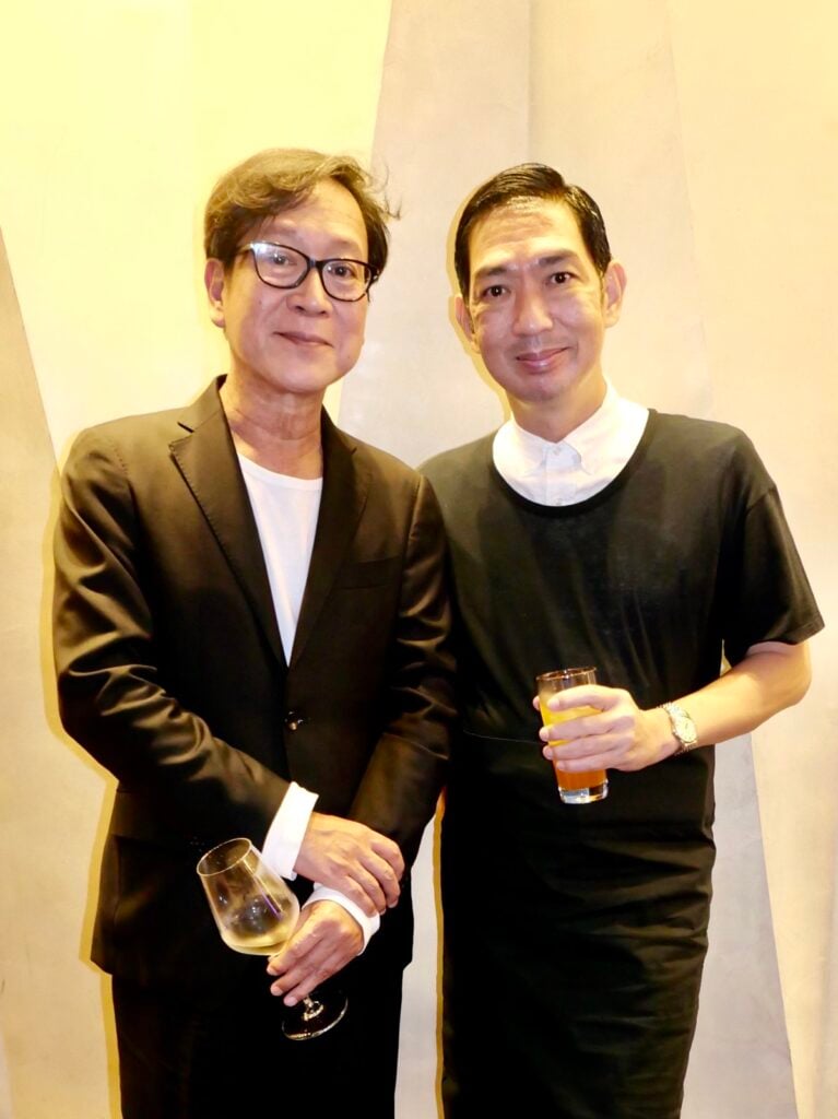 Designers Jojie Loren and Joey Samson.