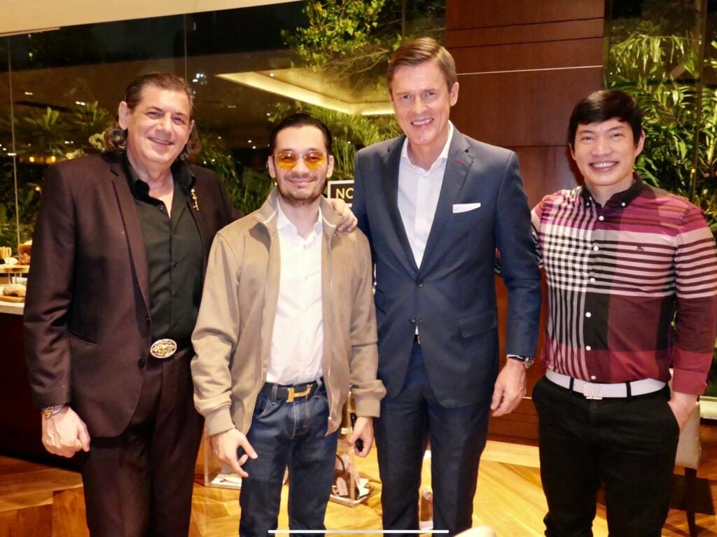 Dr. George Sarikinis, David Ackerman, Winfried Wicklein and Carlo Montemayor.