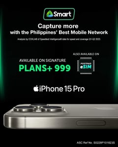 Get the iPhone 15 Series on Smart Signature Device Plans with eSIM option