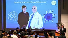 Nobel prize goes to mRNA Covid vaccine researchers