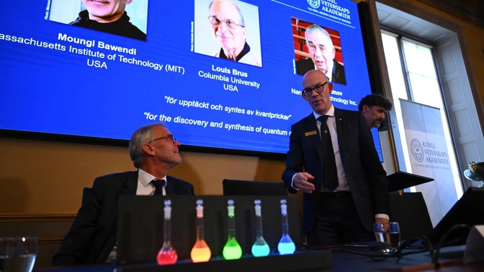 Trio win chemistry Nobel for ‘quantum dots’ after leak