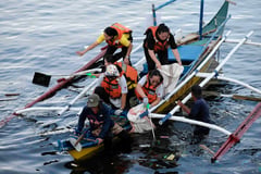 Okada Manila joins coastal cleanup, donation drive