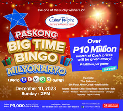PAGCOR to hold P10-M linked bingo games on 10 December