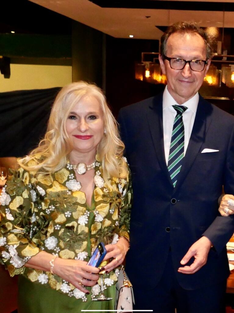 Roswitha Brieger and Ambassador of Austria Johann Brieger.