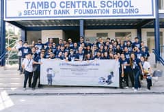 Security Bank employees spruce up six classrooms in Iligan City