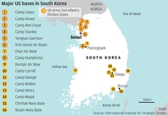 B-52 bomber lands at South Korean air base