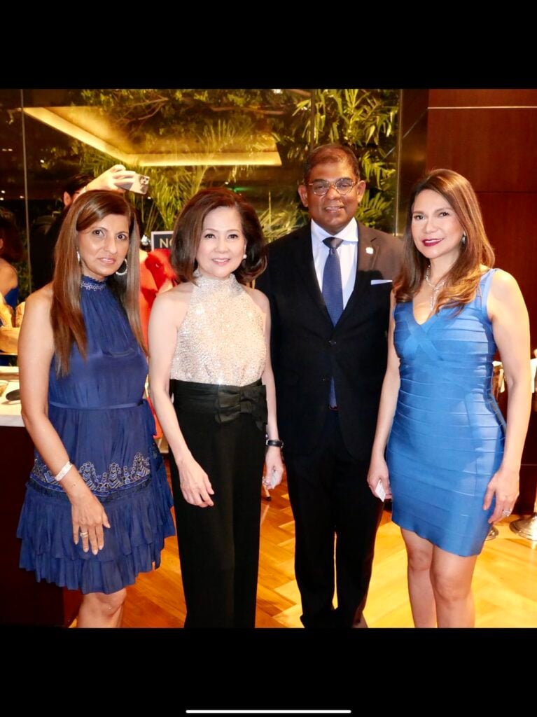 Shilpa Tolani, Carlo Mercado, Malaysian Ambassador Dato Abdul Malik Melvin Castelino and Dr. Elsie Pascua.
