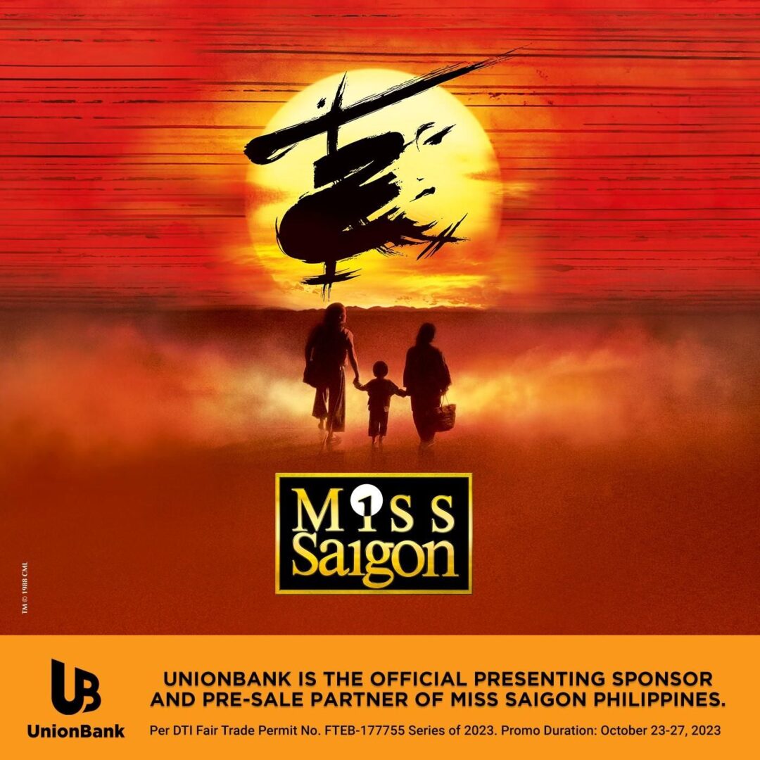 UnionBank cardholders get pre-sale Miss Saigon tickets access