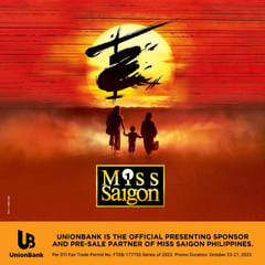 UnionBank cardholders get pre-sale Miss Saigon tickets access