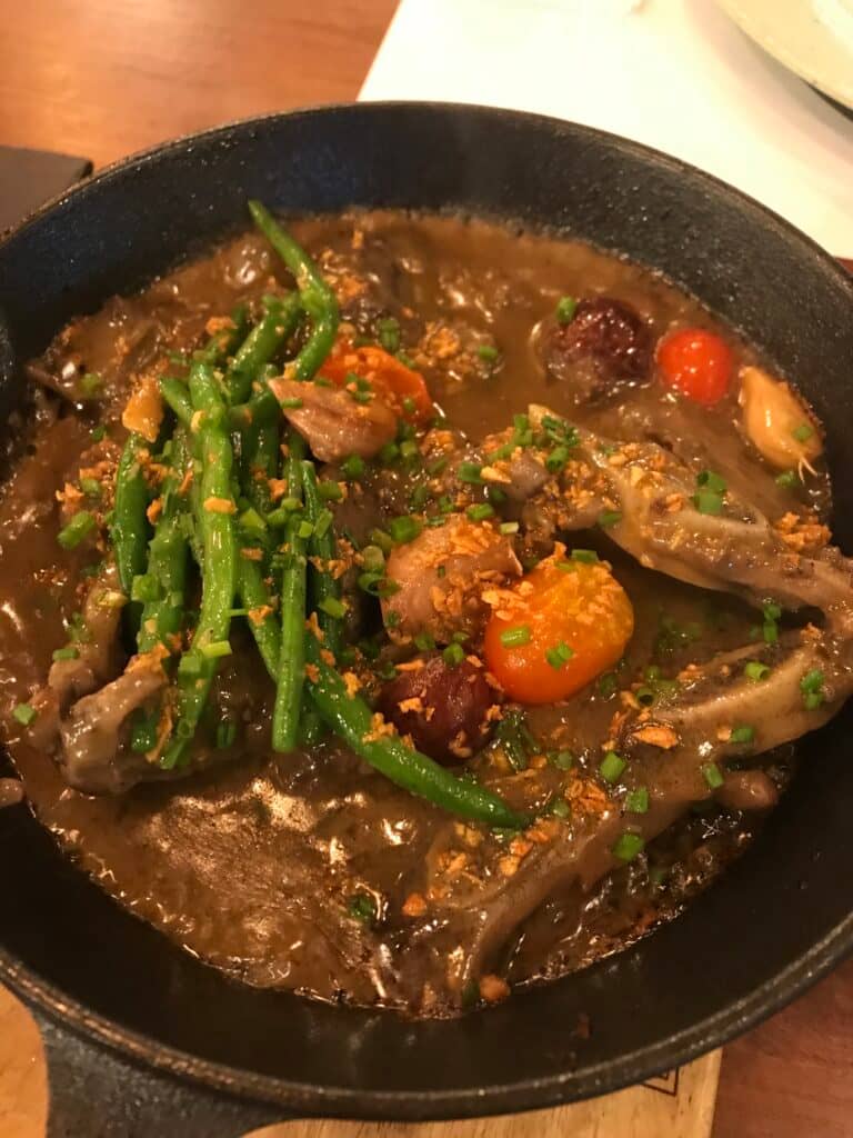 LOCAVORE'S Sizzling Sinigang.