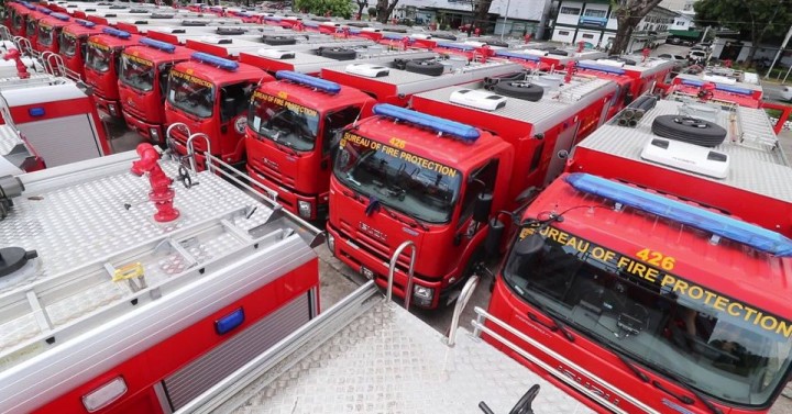 DILG, BFP distribute 54 fire trucks
