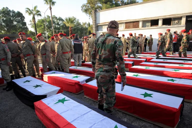Syrian army reels  from drone attack