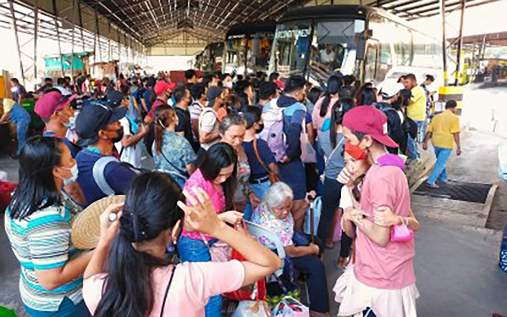 Passenger influx at Davao terminal seen