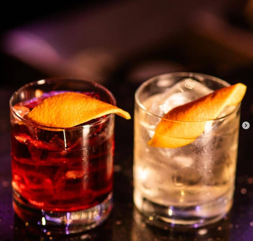 BANTER and Jive signature cocktail drinks.