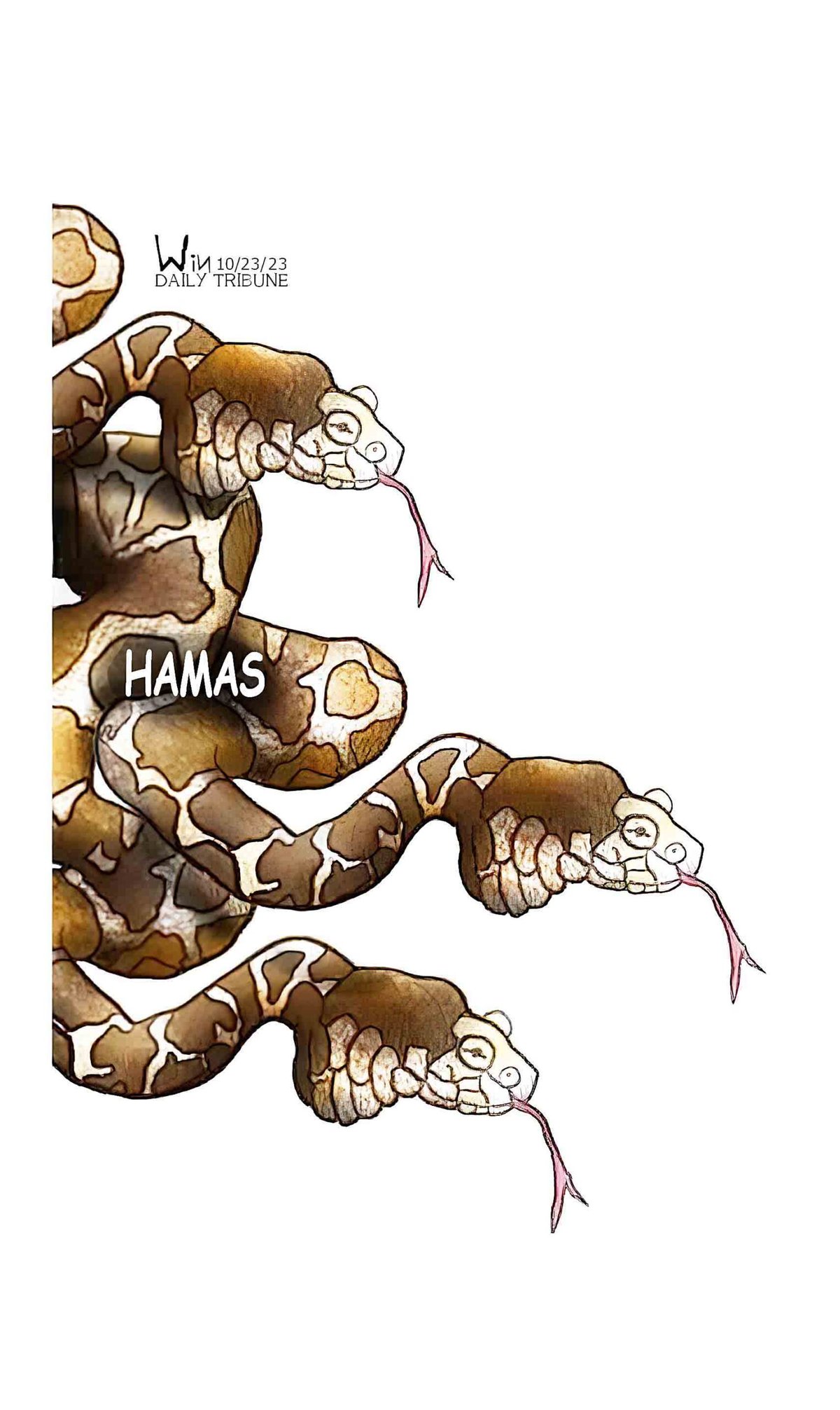 Serpent’s forked tongue