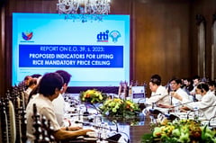 DA recommends rice price cap lifting