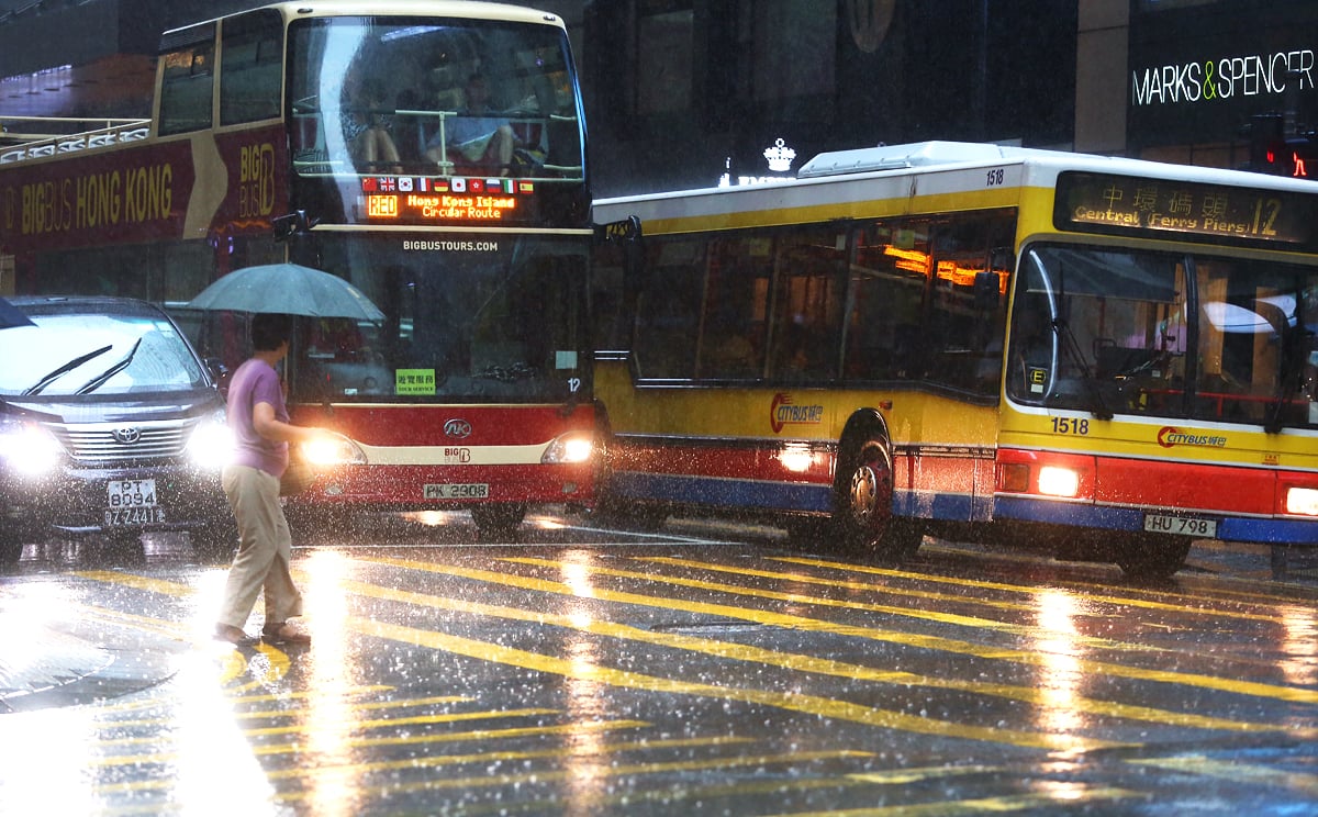 Typhoon Koinu disrupts Hong Kong schools, transport