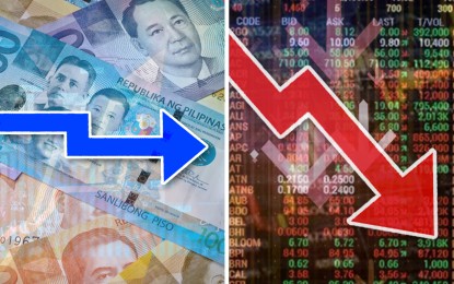 Peso falls slightly amid sea incident