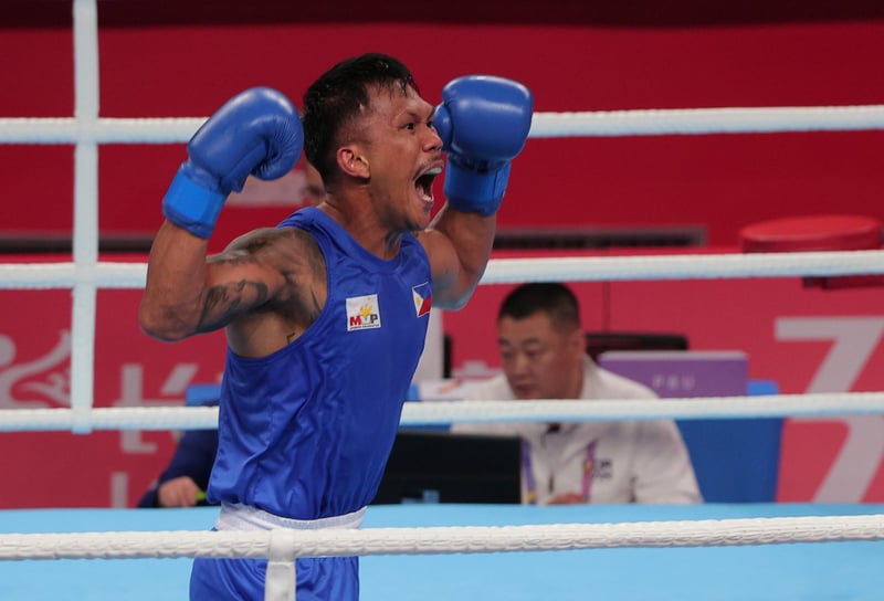 Marcial clinches Paris Olympic ticket, vies for Asian Games gold