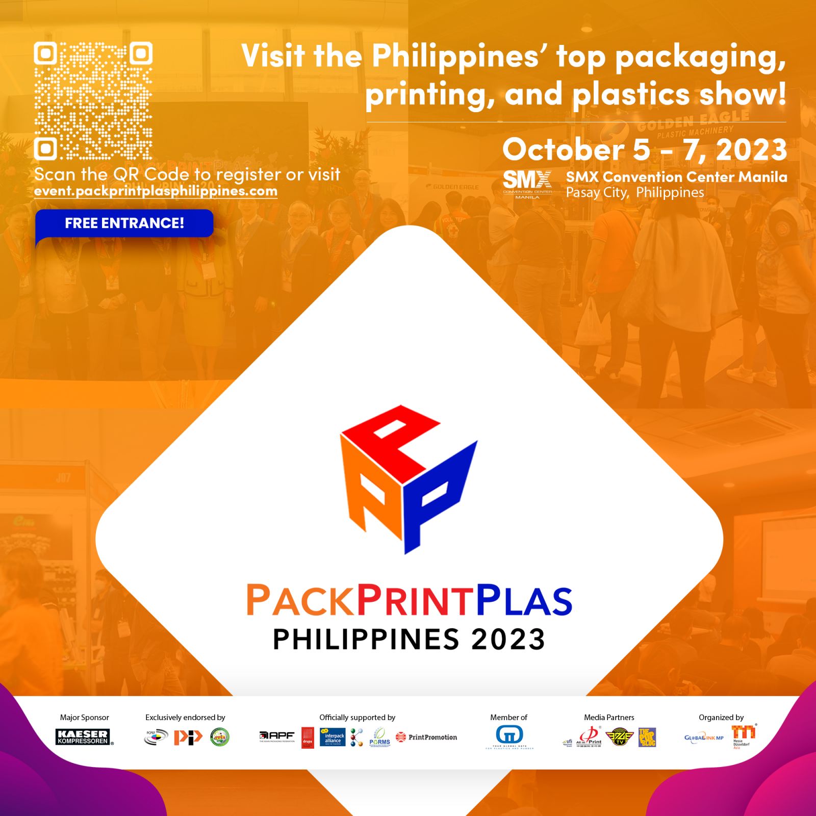 PackPrintPlas Philippines 2023 returns this October at SMX