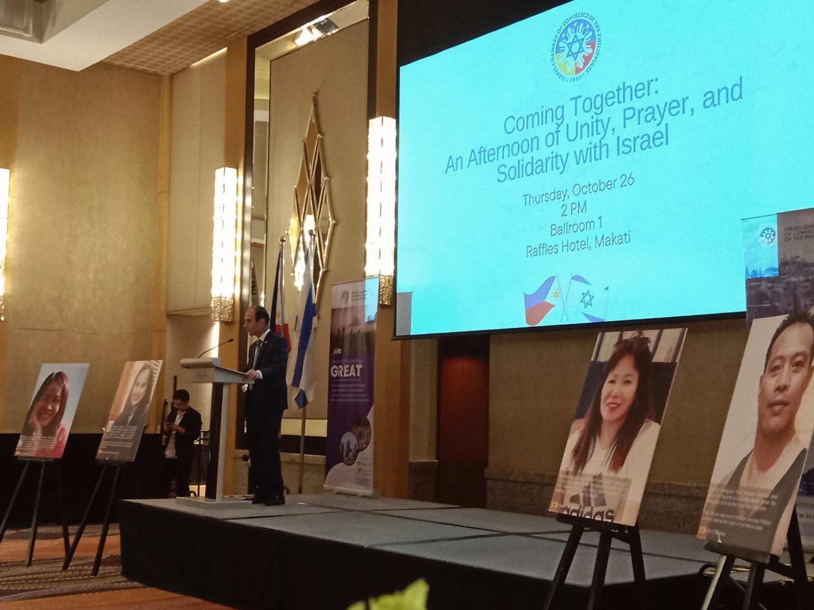 Israel envoy assures financial aid to 4 Filipino victims
