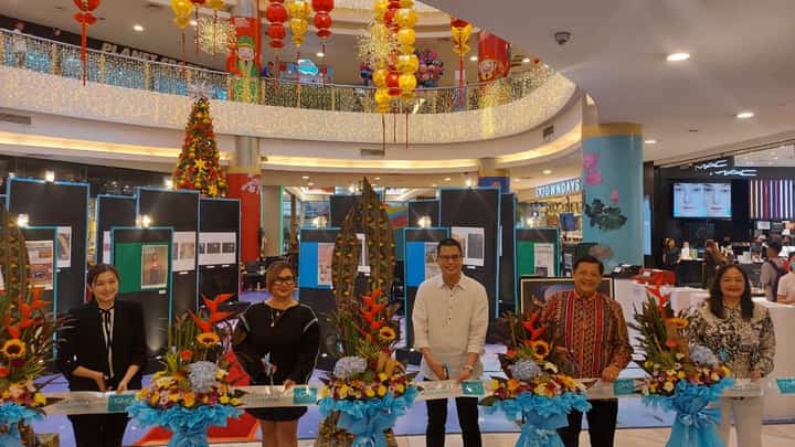 ribbon-cutting ceremony led by UPMG president Barbie Atienza (fourth from left) with special guests.