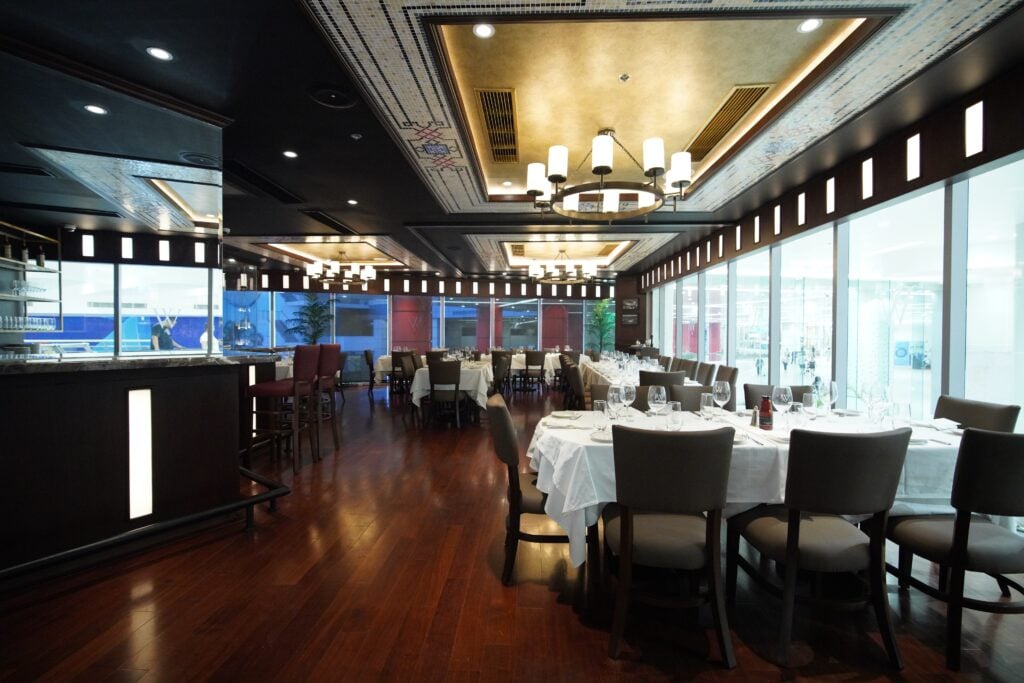 Wolfgang Steakhouse's main dining area.