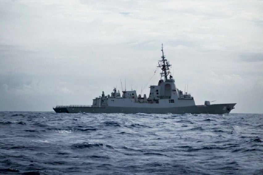 Australian warship passes through Taiwan Strait — Taipei military