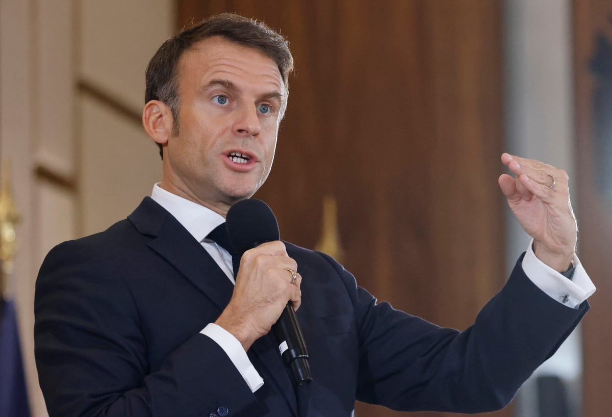 Macron urges end to civilian strikes, warns against Iran regime change