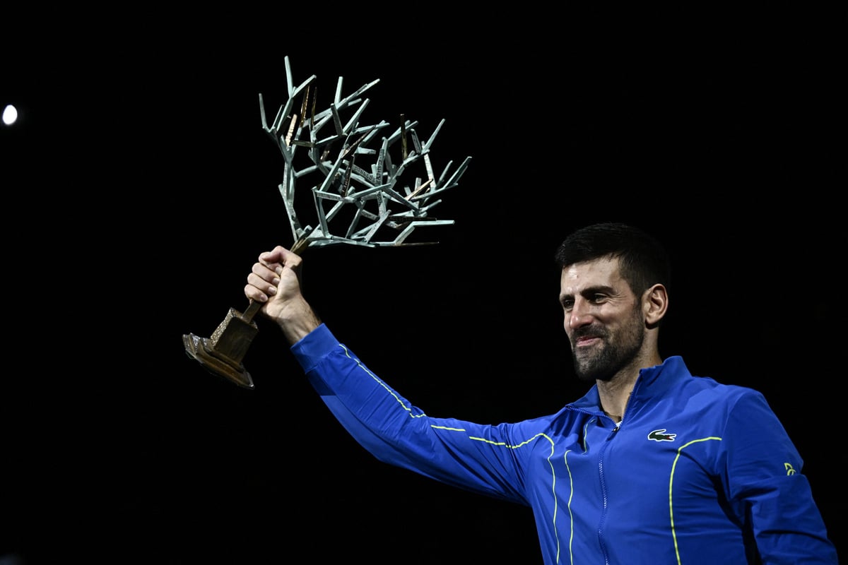Djokovic beats Dimitrov for seventh Paris Masters title