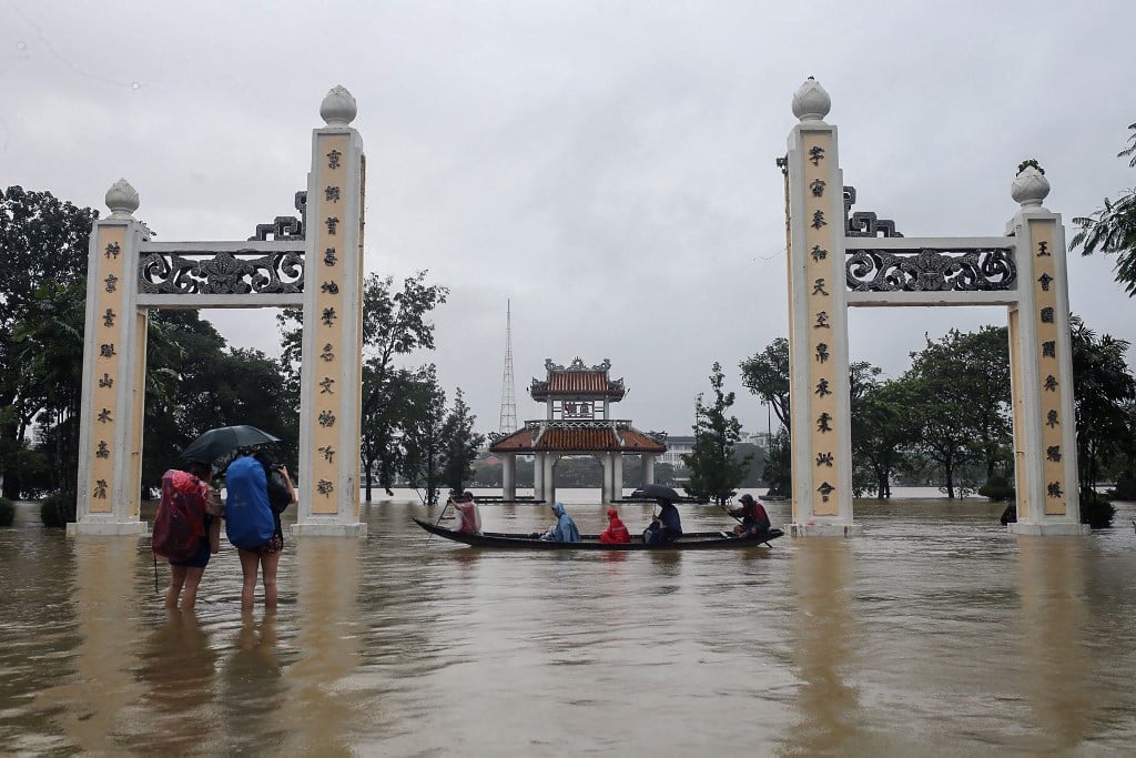Thousands of homes underwater after floods hit Vietnam