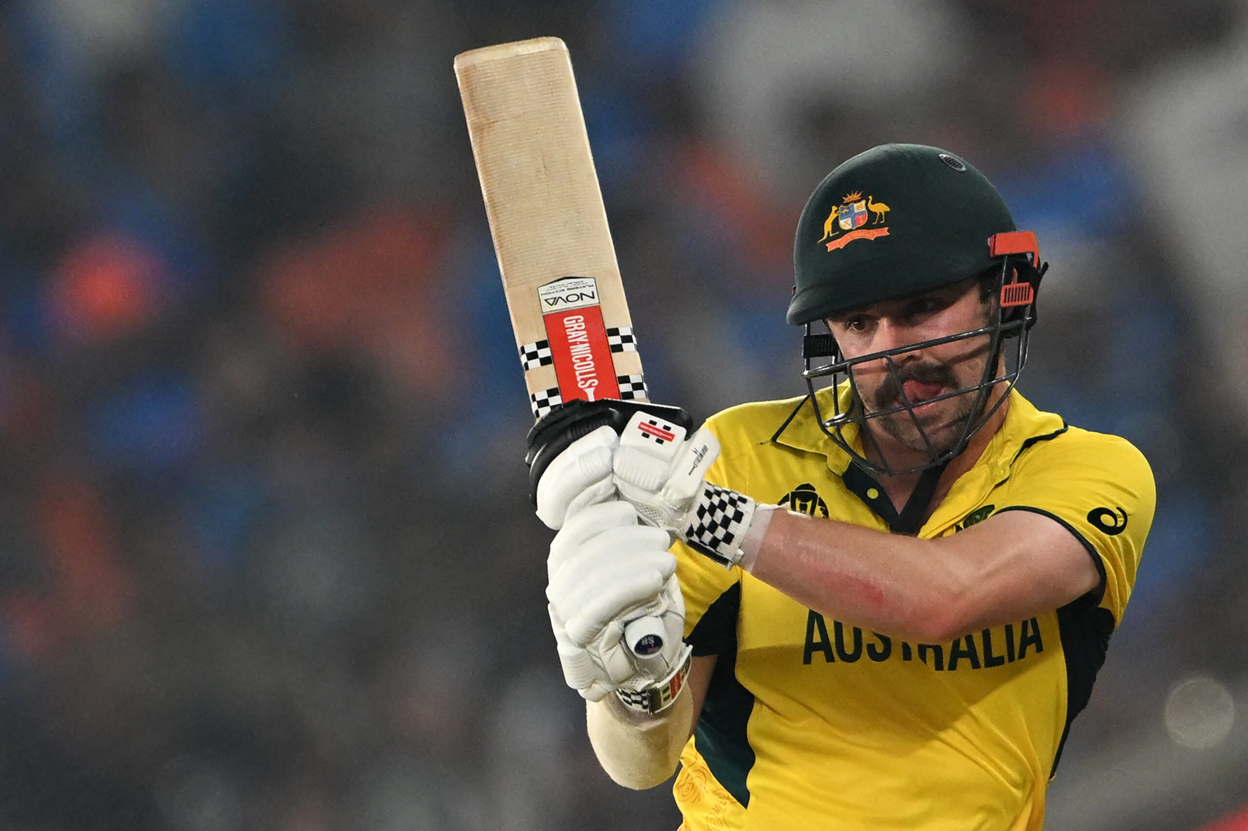 Head hits World Cup final hundred as Australia eye victory