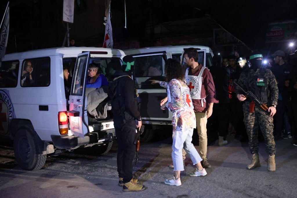 Hamas, Islamic Jihad hand over freed hostages in Gaza: AFP journalist