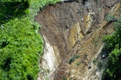 35 families in Naga City leave homes for possible landslide