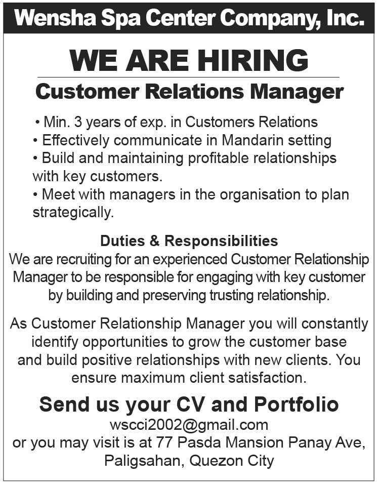 Wensha Spa Center Company, Inc