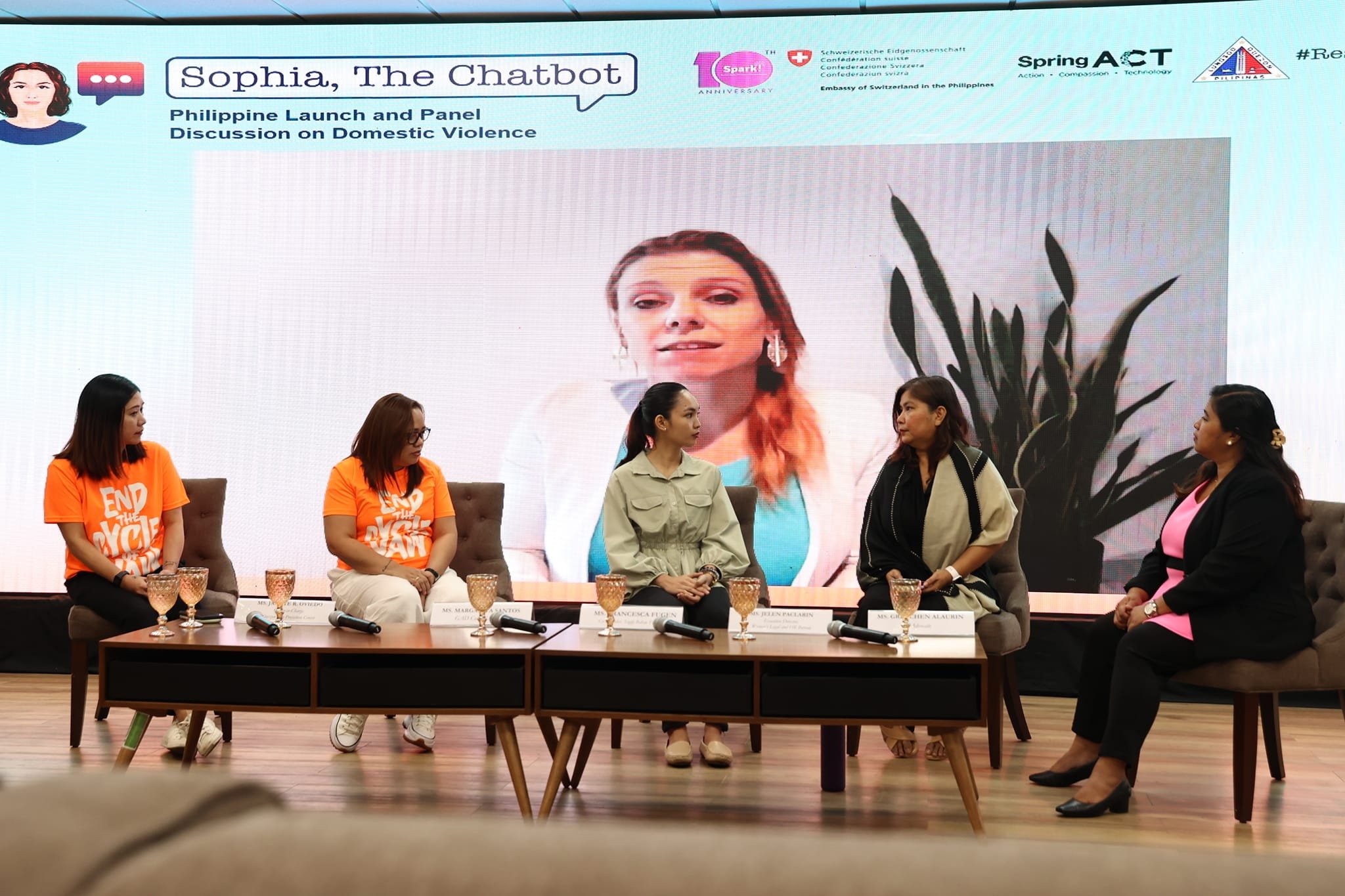 Chatbot Sophia launched in QC to aid victims of domestic violence
