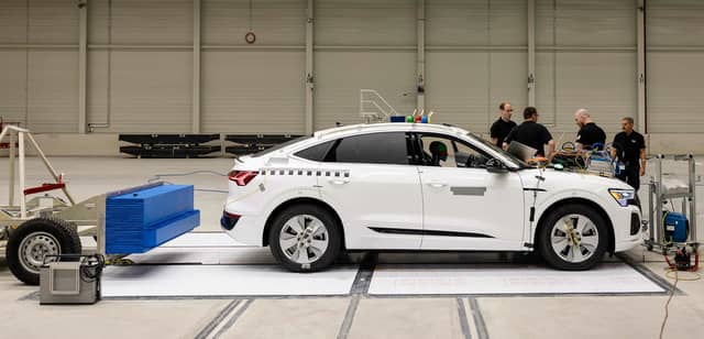 New Audi Vehicle Safety Center in Ingolstadt has significantly improved its crash-test facilities.