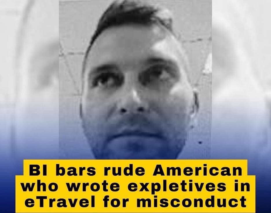 American barred over profane information