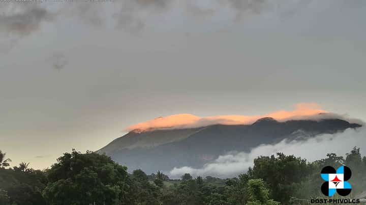 Mt. Kanlaon in 2020. Of 24 active volcanoes in the country, 10 are being monitored, with only two — Taal and Mayon — having complete monitoring systems. | 📷@phivolcs_dost