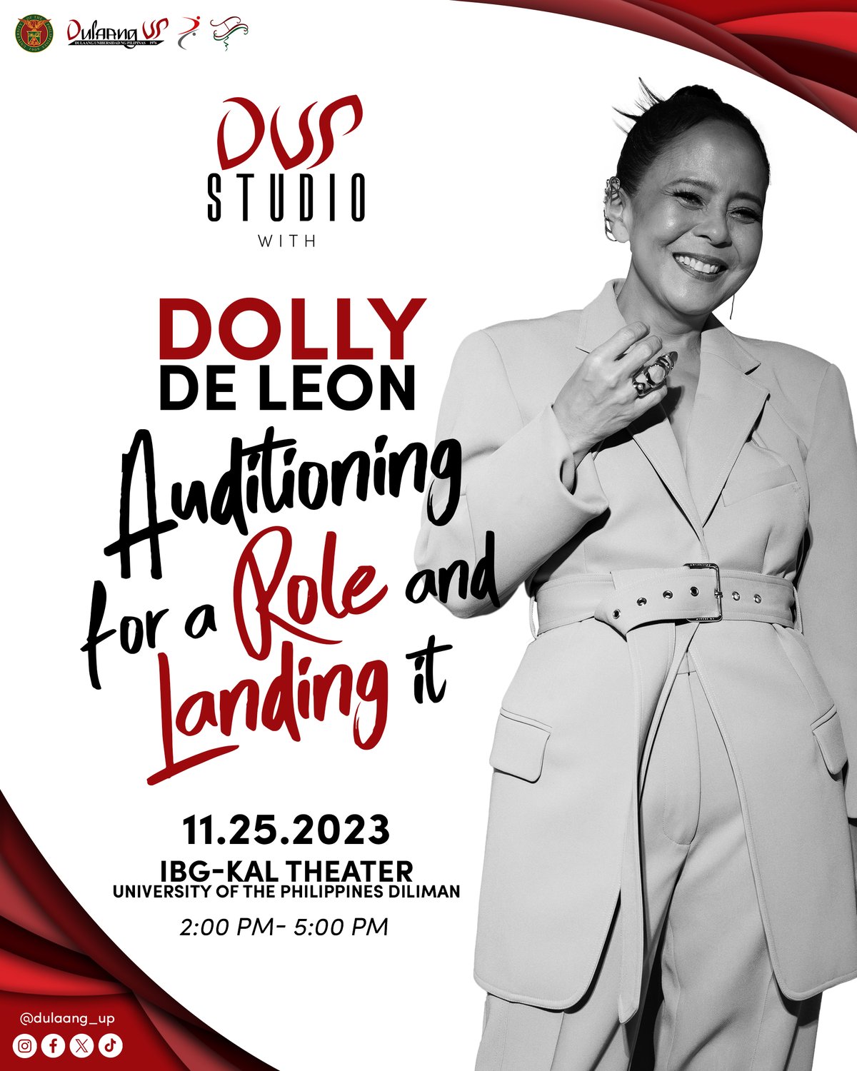 Dolly de Leon to conduct workshop on auditioning